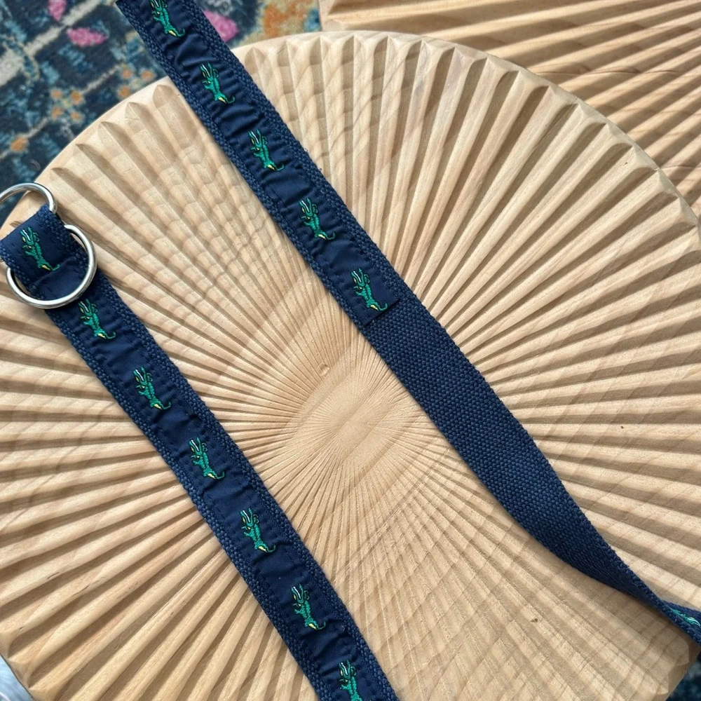 Alligator Navy Belt 43 inches long Golf Tennis Pickleball